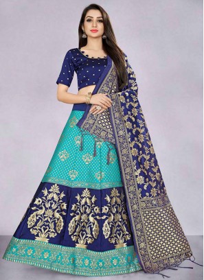 Zesty Jacquard Lehenga Choli