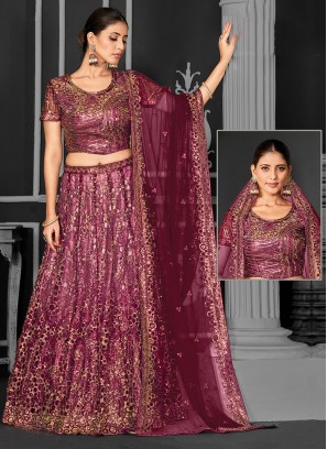 Zesty Net Contemporary Trendy Lehenga Choli