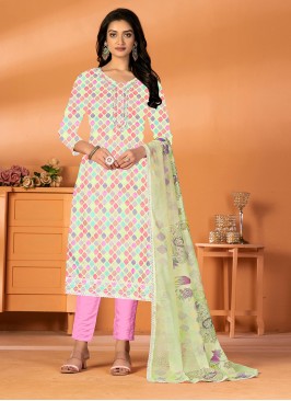 Zesty Printed Multi Colour Salwar Suit 