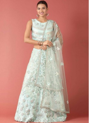 Zesty Sequins Net Lehenga Choli